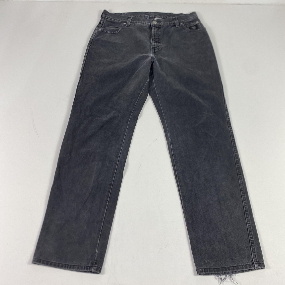 Vintage Harley-Davidson Jeans Womens 14L Black Classic Straight Leg Denim 2000s